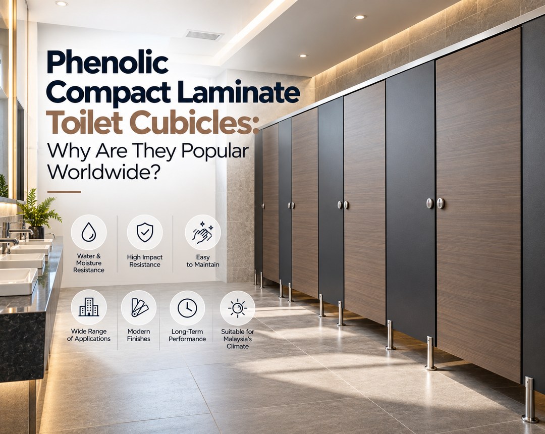 Phenolic Compact Laminate Toilet Cubicles: Why Are They Popular Worldwide?